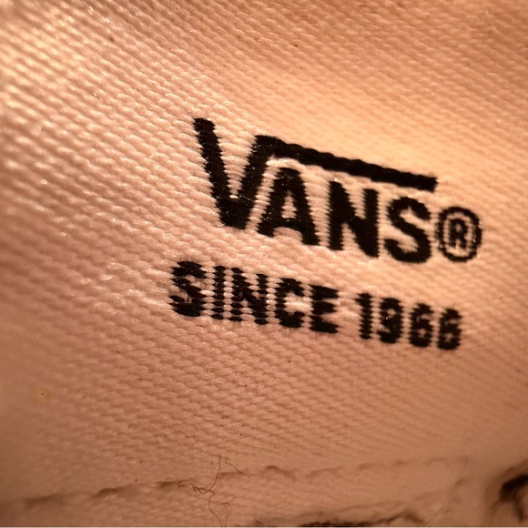 Vans Sk8-Hi Stacked Platform High Top White Canvas Men’s 9 / Women’s 10.5 - Picture 10 of 11